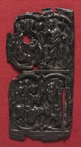 لوحة جلدية ، ج. 1350-1400. بواسطة غير معروف