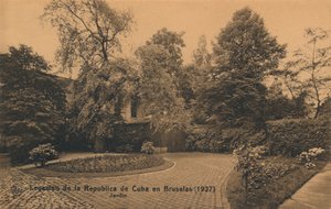 تراث جمهورية كوبا في بروكسل 1927 - Jardin ، c1927 بواسطة غير معروف