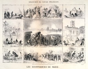 معاناة باريس ، 1870-1871 بواسطة غير معروف
