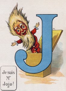 حرف J: أنا السيد جوجو. نقش في "ABC L
