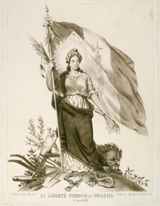 الحرية ، راعي الفرنسيين ، 1870 بواسطة غير معروف
