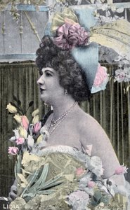 ليديا ، بطاقة بريدية فرنسية عتيقة ، c1900 بواسطة غير معروف