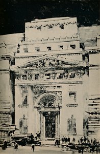 مبنى لويدز الجديد: المدخل في شارع ليدنهال ، 1928 بواسطة غير معروف