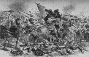 تهمة Lochiels في Killycrankie ، 27 يوليو 1689 ، c1880 بواسطة غير معروف