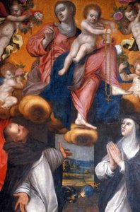Loire Atlantique N * 069 - Moutiers - كنيسة St-Pierre - تفاصيل Altarpiece بواسطة غير معروف