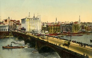 جسر لندن وأديلايد هاوس ، لندن ، 1935. بواسطة غير معروف