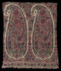 قطعة شال طويلة ، 1820-1825. بواسطة غير معروف