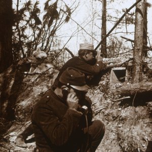 مركز مراقبة ، Bois-le-Prêtre ، شمال فرنسا ، c1914-c1915 بواسطة غير معروف