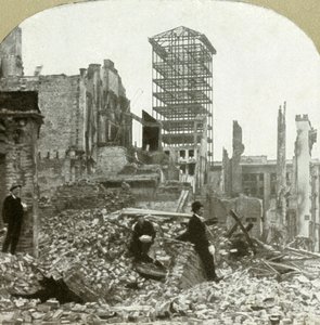تطل على الجنوب ، ركن سوتر وستوكتون ، 1906. بواسطة غير معروف