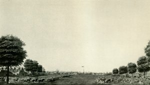 اللورد ويليسلي مراجعة الحرس الشخصي في Ballygunje ، c1770 ، c19250. بواسطة غير معروف
