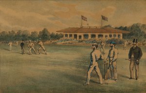 Lords Cricket Ground ، القرن التاسع عشر. بواسطة غير معروف