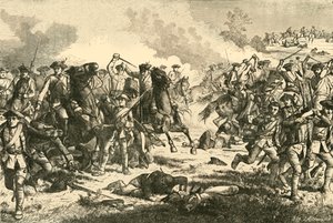 Loudons Cavalry Charge at Kunersdorf ، 1759 ، 1890. بواسطة غير معروف