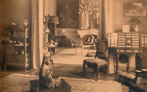 غرفة لويس الرابع عشر في السفارة الكوبية في بروكسل ، بلجيكا ، 1927. بواسطة غير معروف