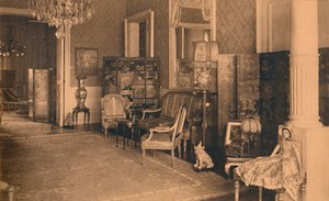 غرفة لويس السادس عشر في السفارة الكوبية في بروكسل ، بلجيكا ، 1927. بواسطة غير معروف