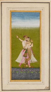 عشاق بركة اللوتس ، c1700 بواسطة غير معروف