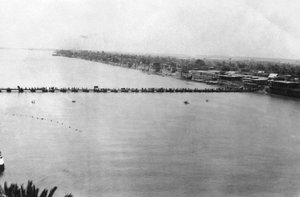 الجسر السفلي ، بغداد ، بلاد الرافدين ، الحرب العالمية الأولى ، 1918 بواسطة غير معروف