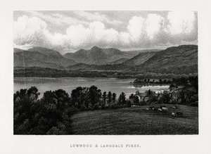 Lowwood and Langdale Pikes ، منطقة ليك ، كمبريا ، 1896 بواسطة غير معروف