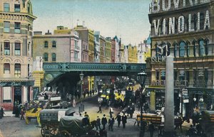 لودجيت هيل ، لندن ، 1904. بواسطة غير معروف