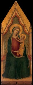 مادونا والطفل يتوجان ، كاليفورنيا. 1335-39. بواسطة غير معروف