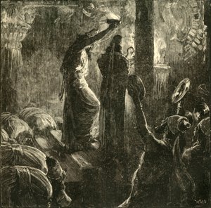 Magi Round the Sacred Fire ، 1890. بواسطة غير معروف