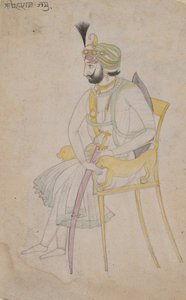 مهراجا رانبير سينغ ، كاليفورنيا. 1860-80. بواسطة غير معروف