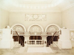 الدرج الرئيسي ، بيت رابطة الآداب والفنون ، روسيا ، 1900s بواسطة غير معروف