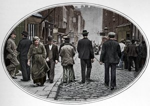 الشارع الرئيسي للمجتمع الإيطالي ، كليركينويل ، لندن ، c1900 1901 بواسطة غير معروف