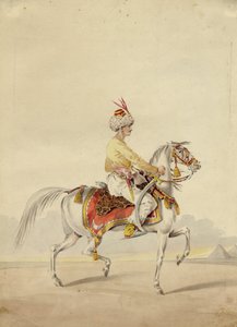 مملوك على ظهور الخيل ، حوالي عام 1825 بواسطة غير معروف