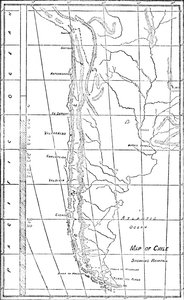 خريطة شيلي ، 1911 بواسطة غير معروف