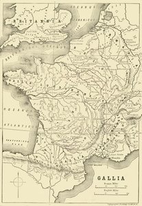 خريطة بلاد الغال وجزء من بريطانيا ، 1890. بواسطة غير معروف