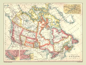 خريطة دومينيون كندا ، 1902. بواسطة غير معروف