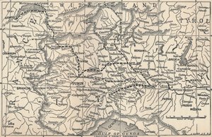 خريطة حملة مارينغو ، 1800 ، 1896 بواسطة غير معروف