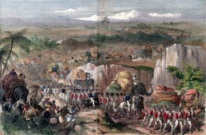 مسيرة القوات في الهند ، 1848 بواسطة غير معروف