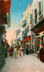 شارع السوق ، السويس ، مصر ، القرن العشرين بواسطة غير معروف