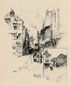 شارع السوق ، وندسور ، 1895 بواسطة غير معروف