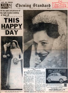 زواج الأميرة ألكسندرا وأنجوس أوجيلفي ، 24 أبريل 1963 بواسطة غير معروف