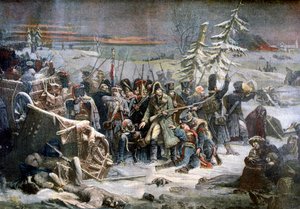 مارشال ني أثناء التراجع عن روسيا ، 1812 1894 بواسطة غير معروف