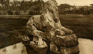 ممفيس - أبو الهول المرمر ، c1918-c1939. بواسطة غير معروف