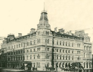 فندق مينزيس ، ملبورن ، 1901. بواسطة غير معروف
