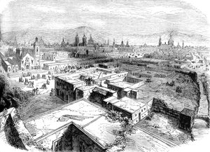 مكسيكو سيتي ، المكسيك ، منتصف القرن التاسع عشر c1880 بواسطة غير معروف
