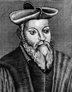 ميشيل نوستراداموس 1503-1556 ، طبيب ومنجم فرنسي ، القرن السابع عشر بواسطة غير معروف