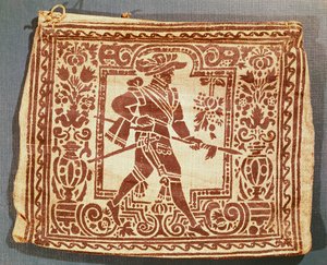 نهب خطاب ساعي البريد العسكري خلال فترة حرب الثلاثين عامًا (1618-48) (نسيج) بواسطة غير معروف