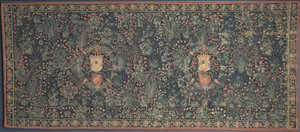 نسيج ميلفليرز مع شعار ميديشي ، 1520s. بواسطة غير معروف