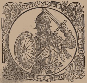 Mindaugas ، ملك ليتوانيا من: Sarmatiae Europeae desscriprio ... بواسطة A. Guagnini ، 1578 بواسطة غير معروف
