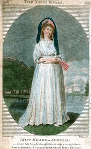 ملكة جمال هيرد مثل أوريليا ، 1796 بواسطة غير معروف