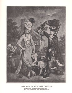 Miss Wicket and MissTrigger، c1778 1912 بواسطة غير معروف