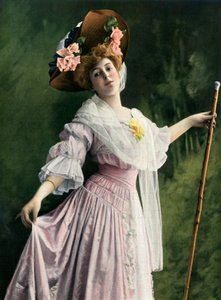 ملكة جمال مارتي ريجنييه ، دور جاكلين. - بوابة. - فوديفيل ، 1904. بواسطة غير معروف