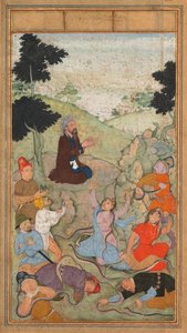 موسى يصلّي لإنهاء هجوم الحيات على بني إسرائيل ، من ميرة القدس ... ، 1602-1604. بواسطة غير معروف