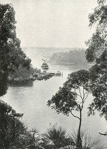 خليج Mosmans ، من Cremorne Jetty ، c1900. بواسطة غير معروف