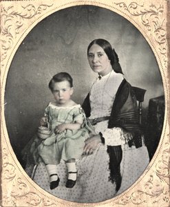 الأم والطفل ، ج. 1860. بواسطة غير معروف